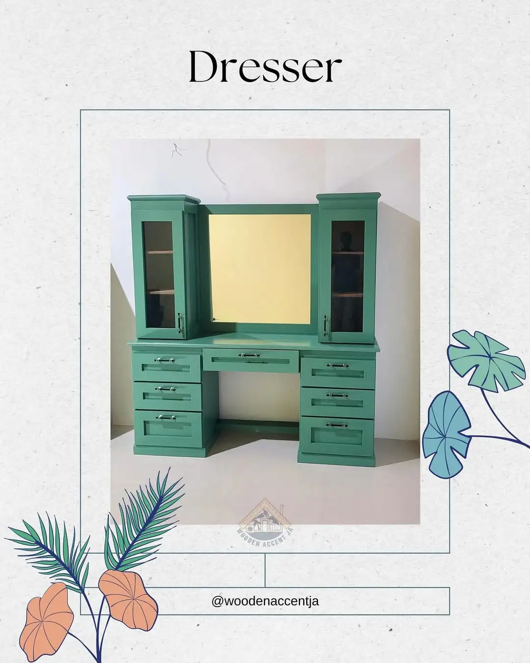 WoodenAccentJa-Finished Custom Closet