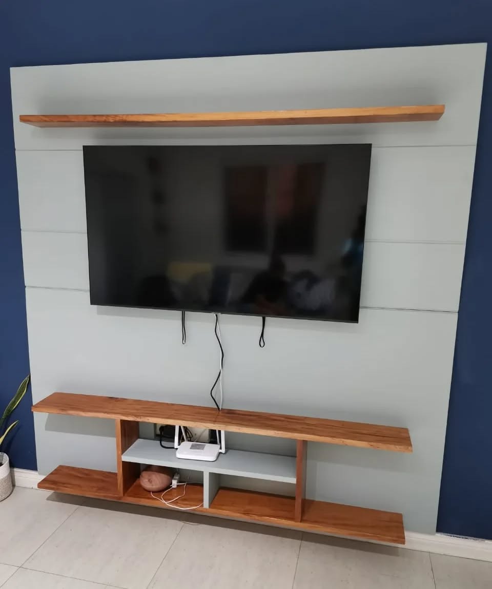 WoodenAccentJa-Custom Entertainment Center in St. Catherine Jamaica
