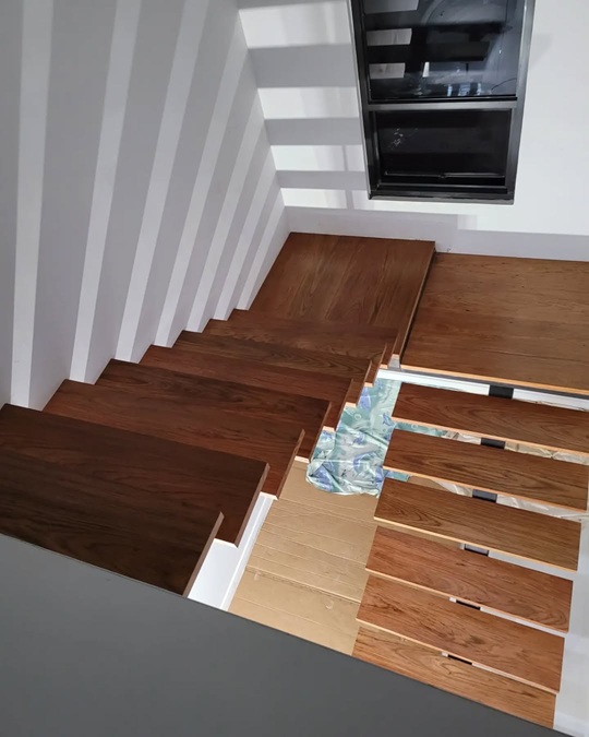 Custom wooden staircase Jamaica